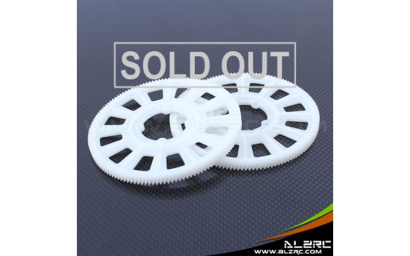 ALZRC - Devil 500 Pro 134T Slant Thread Main Drive Gear - White